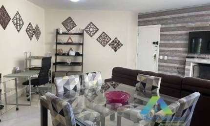 Apartamento mobiliado com 3 dormitórios para alugar, 110 m² por R$ 7.260/mês - Bosque da Saúde - São Paulo/SP