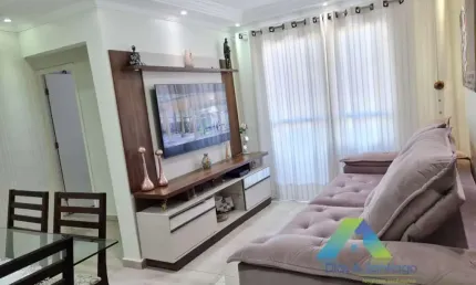 Lindo apartamento porteira fechada com 63m² em 3 dormitorios no sacoma.