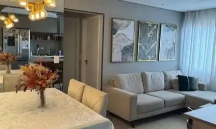 Apartamento  com 02 quartos 74m² na vila das merces