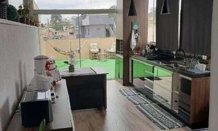 Santo André, apartamento cobertura, sem condomínio, 120 metro0s, 2 dormitórios, espaço gourmet , excelente localização e valor !