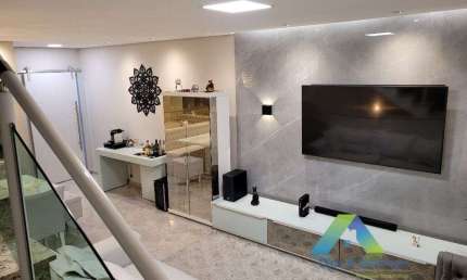 Santo André Lindo sobrado designer moderno, espaço gourmet, com excelente localização e valor.
