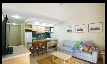 Apartamento Duplex com 1 dormitório à venda, 55 m² por R$ 660.000,00 - Moema - São Paulo/SP