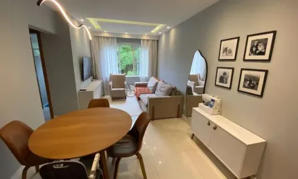 Apartamento com 2 quartos, 56 m² em Pimenteiras - Teresópolis/RJ.