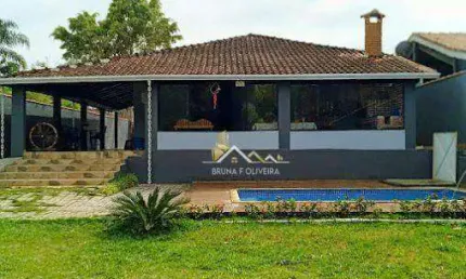 Chácara com 3 dormitórios à venda, 676 m² por r$ 760.000,00 - portão - atibaia/sp
