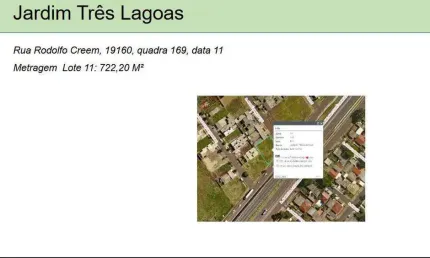 Terreno comercial para alugar na Rua Rodolfo Cremm, 19160, Jardim Três Lagoas, Maringá