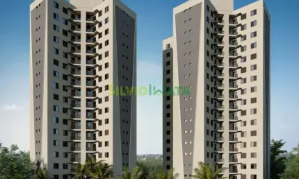 EXCELENTE APARTAMENTO NO ED. TORRES D'OURO, RECÉM ENTREGUE, COM DOIS 02 QUARTOS, SACADA COM CHURRASQUEIRA, PARA MORAR NA VILA EMÍLIA, PRÓXIMO À CERRO AZUL.