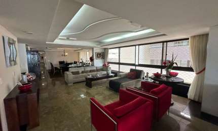Apartamento de Luxo beira mar Boa Viagem, 450m², 4 Suíte