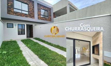 Sobrado novo com 2 quartos e espaço gourmet  na melhor localização do Umbara