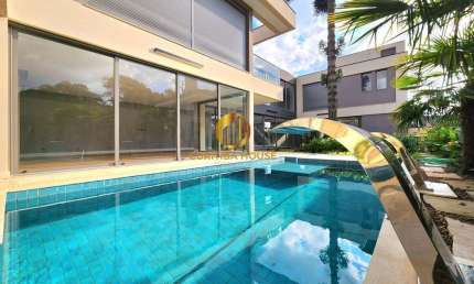 Magnífica casa altíssimo padrão com 4 suítes, espaço gourmet, piscina, amplo terreno no Camilo Real condominium