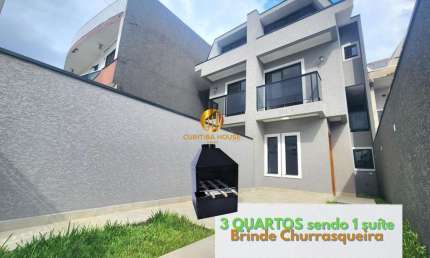 Sobrado 3 quartos sendo 1 suíte no melhor do Sítio Cercado com fino acabamento!
