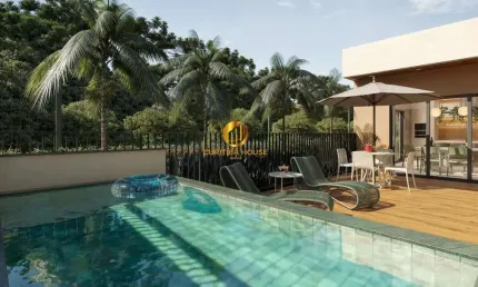 Natune. Apartamento com 1 quarto  e sacada com churrasqueira. 34 m² no Cajuru ao lado do Shopping Jardim das Américas