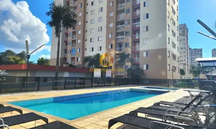 Apartamento 2 quartos com sacada e 48 m² no allegro residencial, condomínio clube no bairro pinheirinho 4 min do park shopping boulevard