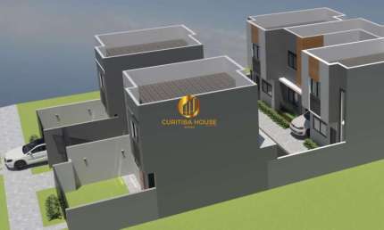 Sobrados novos 2 quartos em construção no bairro Sitio Cercado
