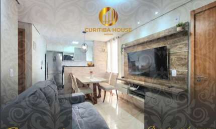Apartamento semi-mobiliado com 2 quartos no Pinheirinho no Condomínio Parque Castellamare