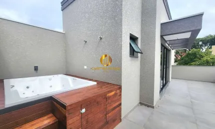 Casa alto padrão 3 suítes, rooftop com jacuzzi e alto padrão de acabamentos no residencial le soleil rua pará água verde