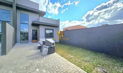 Casa térrea 3 quartos pé direito duplo em condomínio fechado próximo a R. Nicola Pellanda Sítio Cercado