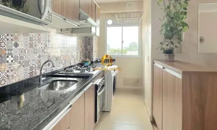 Charme e Conforto no Uplife Curitiba  2 Quartos sendo Suíte mobiliado no Pinheirinho