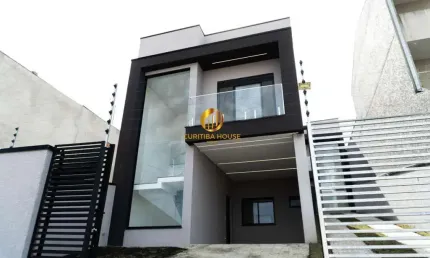 Sobrado 3 quartos de frente para rua no Bairro Xaxim pronto pra morar
