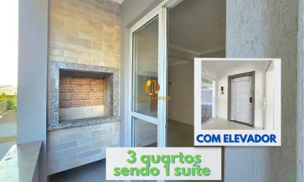 Apartamento novo 3 quartos sendo 1 suíte condomínio new garden hope i cidade jardim são josé dos pinhais