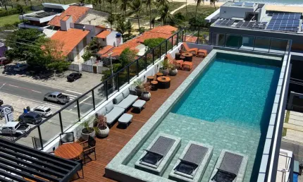Flat pronto pra rentabilizar há beira mar do jardim oceania