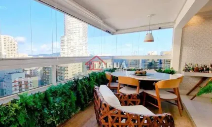 Apartamento com 3 quartos, pompéia, santos - r$ 2.95 mi, cod: 507