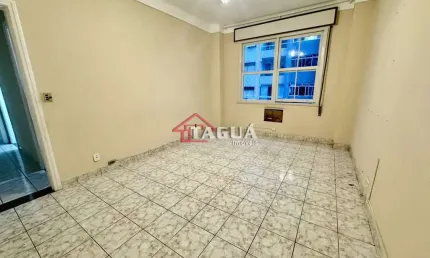 Apartamento com 1 quarto, gonzaga, santos - r$ 410 mil, cod: 622