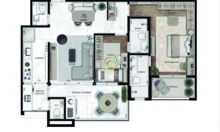 Apartamento com 2 quartos à venda na Rua Cuevas, 100, Lapa, São Paulo por R$ 1.250.000