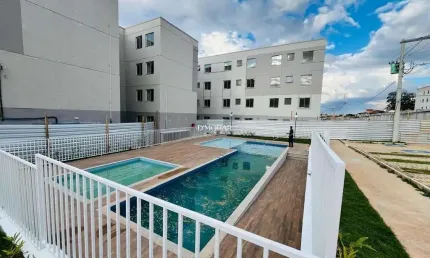 Apartamento com 2 quartos para alugar no bom jesus, contagem  por r$ 1.300