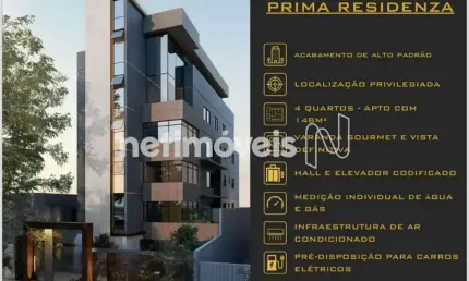 Apartamento com 4 quartos à venda na Rua Pedro Dutra, Jaraguá, Belo Horizonte