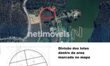 Terreno em condomínio fechado à venda na Rua B, Solar da Lagoa, Nova Lima