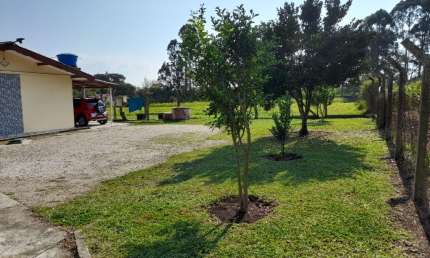 Chacara 6.500m² com 3 casas de 3 dormitorios em Piraquara