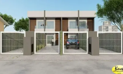 sobrado geminado, Bairro Vila Nova, Buch Imoveis, Imoveis em,  Joinville