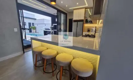 Casa em Condomínio para Venda em Indaiatuba, Residencial Milano, 3 dormitórios, 3 suítes, 5 banheiros, 4 vagas