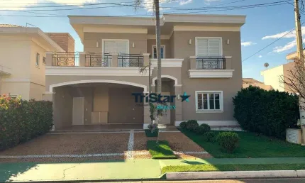 Tristar realty - ca0491 - casa estilo neoclassico em condominio de alto padrão - at. 360m² - ac. 337m² - jardim esplendor - indaiatuba - sp