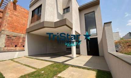 CA0151 - LINDO SOBRADO EM CONDOMÍNIO FECHADO ACABAMENTO PRIMEIRA LINHA -AT. 280m²- AC.190m² -RESIDENCIAL PARK GRAN RESERVE INDAIATUBA-SP.