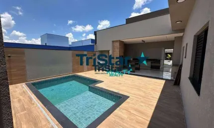CA0331  - LINDISSIMA CASA ALTO PADRÃO COM ACABAMENTO UNICO EM CONDOMINIO CLUBE - AT. 300m² - AC. 192m² - RESIDENCIAL MILANO INDAIATUBA