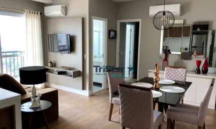 TRISTAR REALTY - APARTAMENTO MOBILIADO E CLIMATIZADO EM CONDOMÍNIO CLUBE - INDAIATUBA