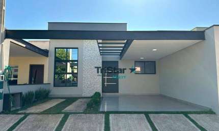 CA0447 - BELISSIMA CASA TÉRREA EM CONDOMÍNIO FECHADO - AT 150m² - AC 104,92m² - VILA YTU -INDAIATUBA-SP