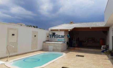 CA0509 - SOBRADO COM PISCINA A VENDA E ACABAMENTO UNICO EM LOCALIZAÇAO PRIVILEGIADA - AT 519m² - AC 373m² - JARDIM DOM BOSCO INDAIATUBA SP