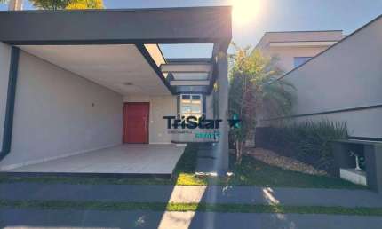 TRISTAR REALTY - CA0488 - CASA TERREA CONDOMINIO CLUBE - AT 150m² - AC 100m² - CONDOMINIO MONTREAL RESIDENCE - INDAIATUBA - SP