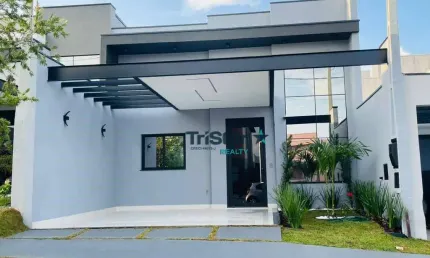 TRISTAR REALTY - CA0511 - CASA TERREA EM CONDOMINIO CLUBE - AT. 150m² - AC. 108m² - VILA YTU - INDAIATUBA - SP