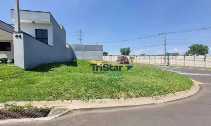 Te0108 - excelente terreno de esquina e maior metragem do condominio - at. 233,23m² - jardins do império vila ytu indaiatuba - sp