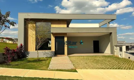 Tristar realty - ca0527 - casa térrea de alto padrão em condominio fechado - at. 360m² - ac. 225m² - villa sapezal - indaiatuba - sp