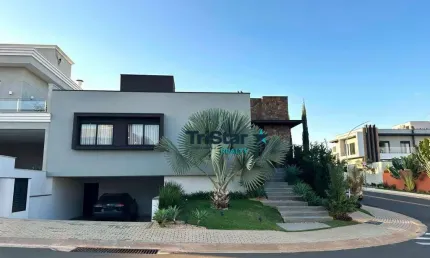TRISTAR REALTY - CA0516 - CASA TERREA EM CONDOMINIO ALTO PADRÃO PRÓXIMO DO PARQUE ECOLOGICO - AT. 392m² - AC. 230m² - RES MARIA JOSÉ - INDAITUBA SP