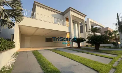 Ca05321 - sobrado com arquitetura ímpar em condominio alto padrao - at. 490m² - ac. 392m² - helvetia park indaiatuba