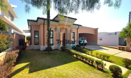 Tristar realty - ca0533 - casa térrea com arquitetura provençal em cond. alto padrao -helvetia park indaiatuba - sp