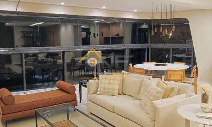 Apartamento com 2 quartos para alugar na Chácara Santo Antônio, São Paulo , 134 m2 por R$ 18.000
