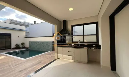 Casa em condomínio fechado com 3 quartos à venda no jardim piemonte, indaiatuba  por r$ 1.850.000