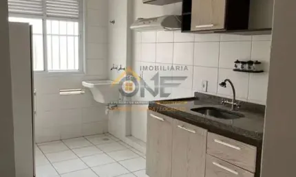 Apartamento com 2 quartos para alugar no Parque Campo Bonito, Indaiatuba , 51 m2 por R$ 1.410