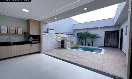 Casa em condomínio fechado com 3 quartos à venda no Residencial London Park, Indaiatuba  por R$ 1.750.000